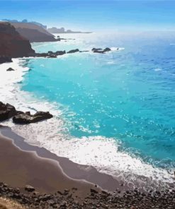 Beach Bullollo Tenerife paint by numbers