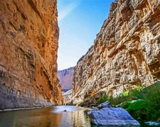 Big Bend Park In Texas paint by numbers