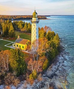 Door County Lighthouse paint by numbers