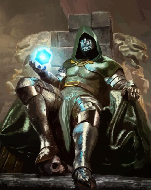 Dr Doom paint by numbers