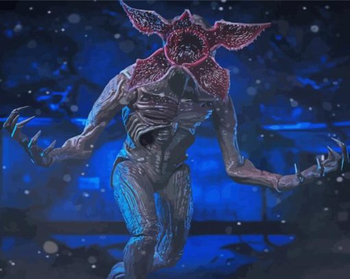 Fantasy Demogorgon paint by numbers