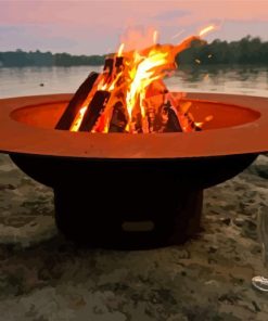 Fire Pit paint by numbers