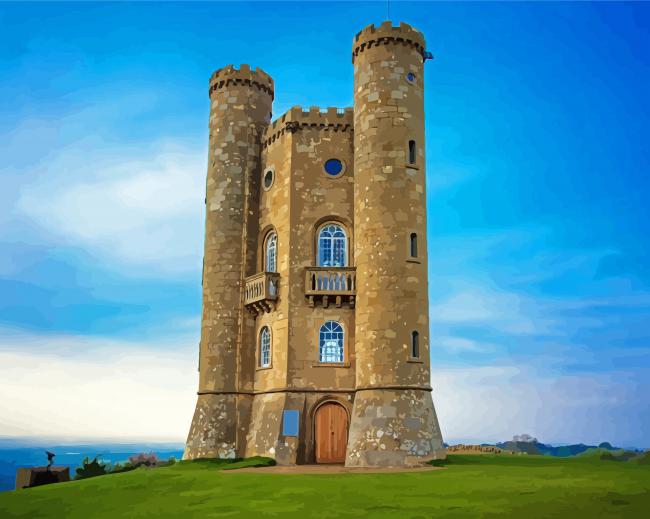Folly Broadway Tower paint by numbers