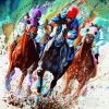 Horse Sports paint by numbers