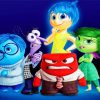 Inside Out Cartoon And Animation paint by numbers