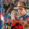 Jurassic Park Illustration paint by numbers