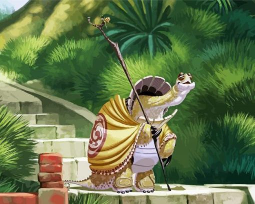 Master Oogway paint by numbers