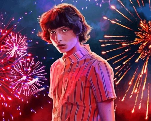 Mike Wheeler Stranger Things paint by numbers