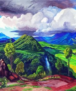 Pihuamo Valley By Dr Atl paint by numbers