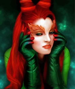 Poison Ivy Lady paint by numbers