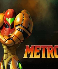 Aesthetic Metroid Illustration paint by numbers