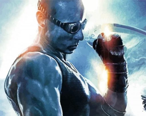 Aesthetic Riddick paint by numbers
