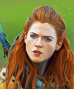 Aesthetic Ygritte paint by numbers