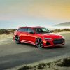 Aeshetic Red Audi RS6 paint by numbers