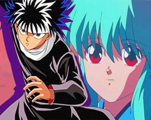 Manga Anime Yuyu Hakusho paint by numbers