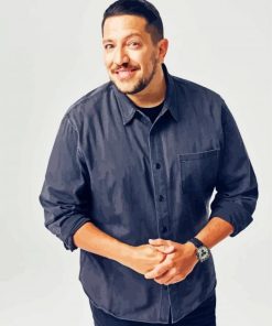 The American Comedian Sal Vulcano paint by numbers