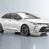 White Sport Corolla Car paint by numbers