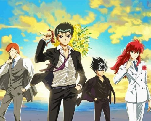 Yu Yu Hakusho Manga Anime paint by numbers