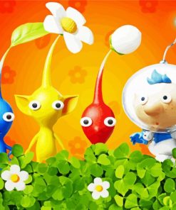 Aesthetic Game Pikmin Paint By Numbers