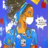 African American Nurse Art Paint By Numbers