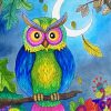 Aesthetic Mandala Owl paint by numbers