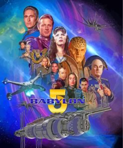 Babylon 5 Serie Poster paint by numbers