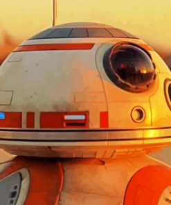 Bb8 Star Wars Robot Paint By Numbers