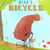 Bear On Bike Cartoon Paint By Numbers