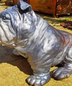 Bill Dog Sculpture paint by numbers