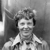 Black And White Aviator Amelia Earhart Paint By Numbers