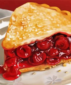 Cherry Pie Paint By Numbers