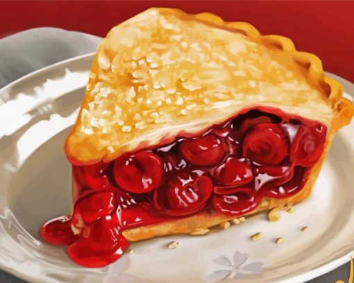 Cherry Pie Paint By Numbers