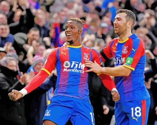 Crystal Palace Footballer paint by numbers