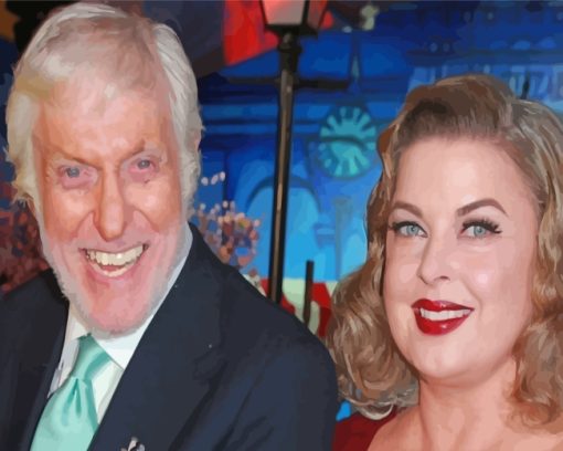 Dick Van Dyke And His Wife paint by numbers