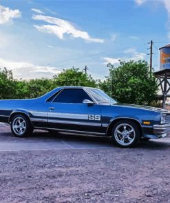 El Camino Chevrolet paint by numbers