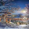 Evening On The Ice Terry Redlin paint by numbers