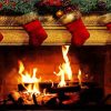 Fire Place Christmas paint by numbers