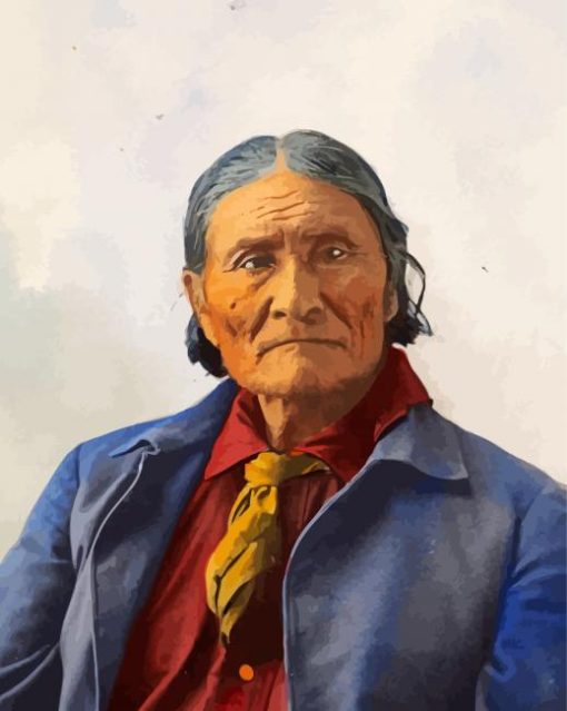 Geronimo Idian Chief Paint By Numbers