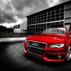 Grey And Red Audi A4 Car Paint By Numbers