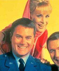 I Dream Of Jeannie Characters paint by numbers