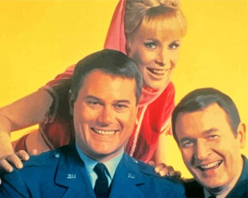 I Dream Of Jeannie Characters paint by numbers