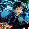 Kirito The Sword Art Character paint by numbers