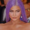 Kylie Jenner With Purple Hair paint by numbers