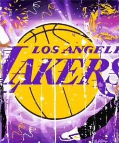 Lakers Logo paint by numbers