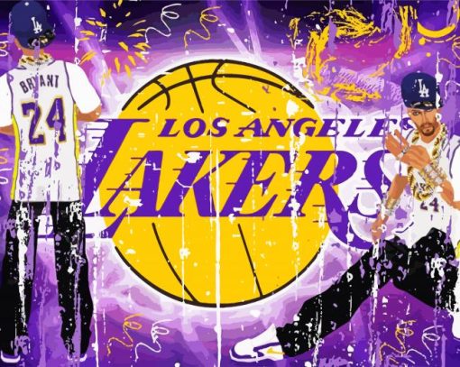 Lakers Logo paint by numbers