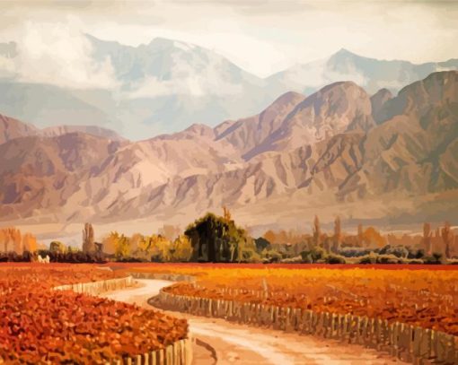 Mendoza Fields Paint By Numbers