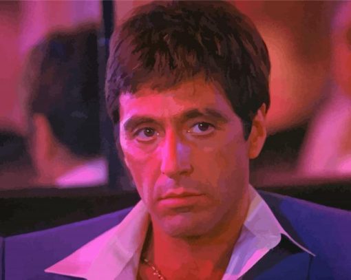 Michael Corleone Scarface paint by numbers