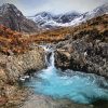 Mountain Stream At Winter Paint By Numbers