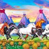 Native American Horses Paint By Numbers
