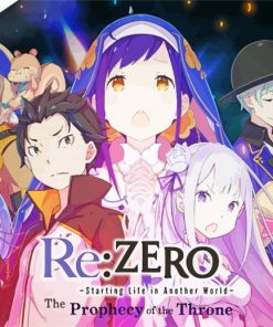Rezero Serie Poster Paint By Numbers